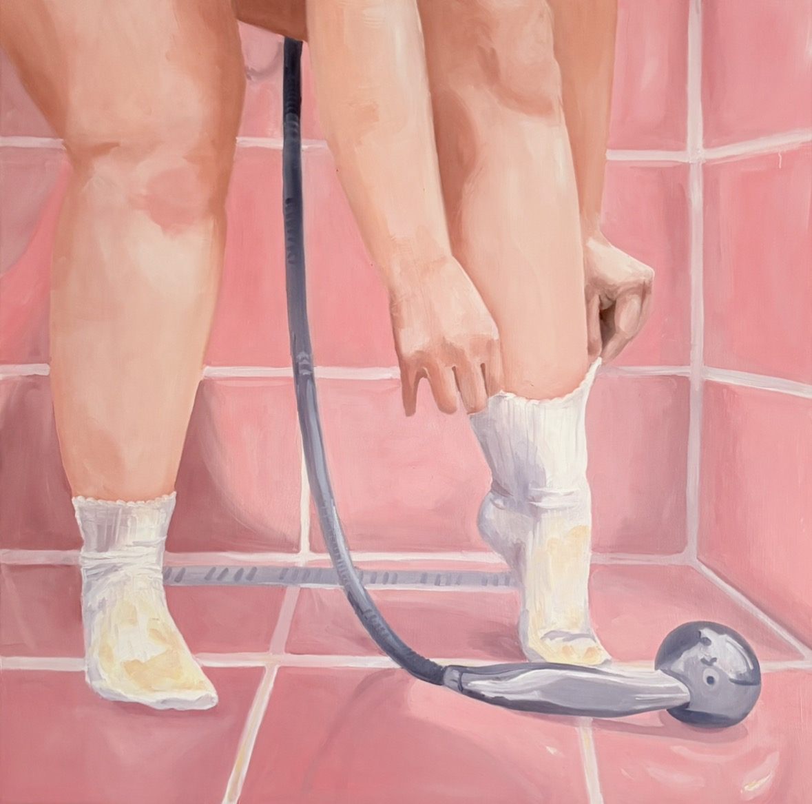 wet socks